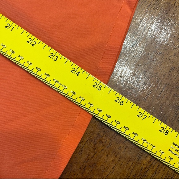 Figs Orange v neck top size XS PO# 2525 - Picture 9 of 9